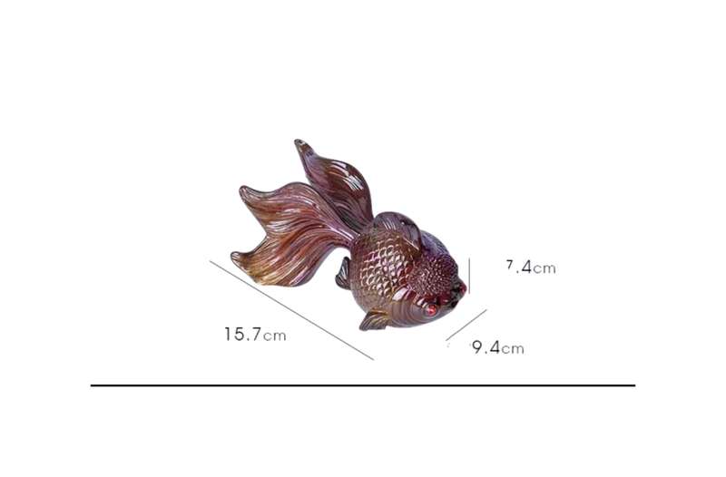 Preheating color-changing Goldfish Ornaments