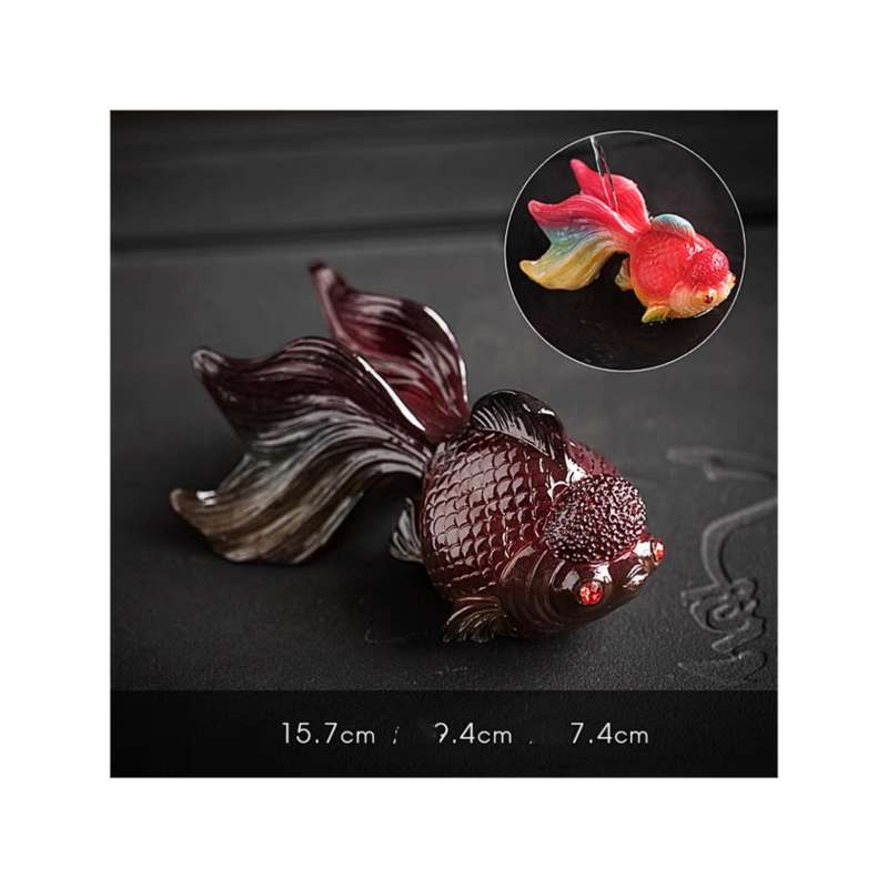 Preheating color-changing Goldfish Ornaments