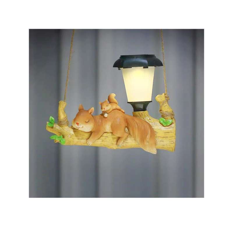 Squirrel Shape Solar Gardening Hanging Light