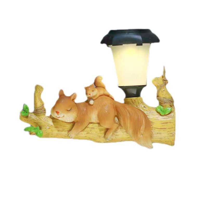 Squirrel Shape Solar Gardening Hanging Light