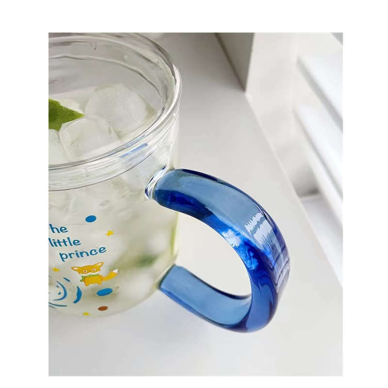 The little prince large capacity straw cup with lid