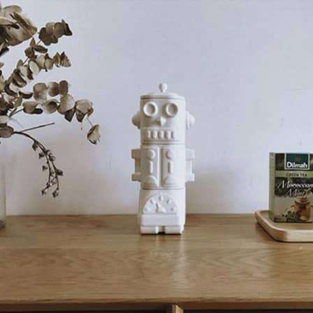 Retro Robot Coffee Cup