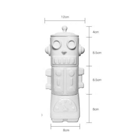 Retro Robot Coffee Cup