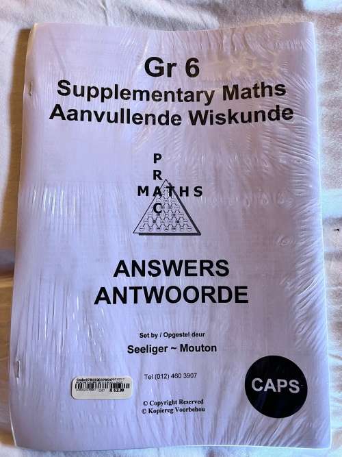Graad 6 PracMaths in Afrikaans - Bargain Combo pack