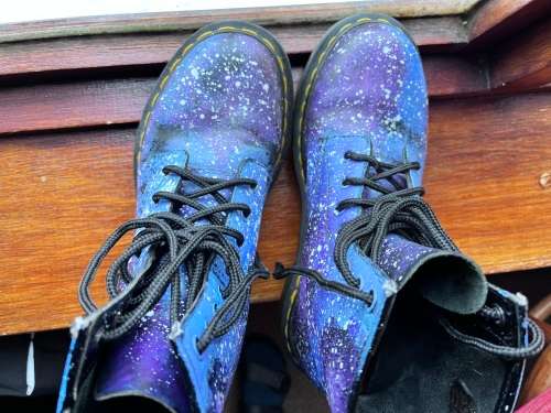 Size 38 (5) Night sky Dr Martens