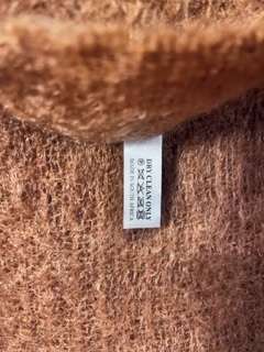 Exquisite soft 100% mohair scarf - light brown
