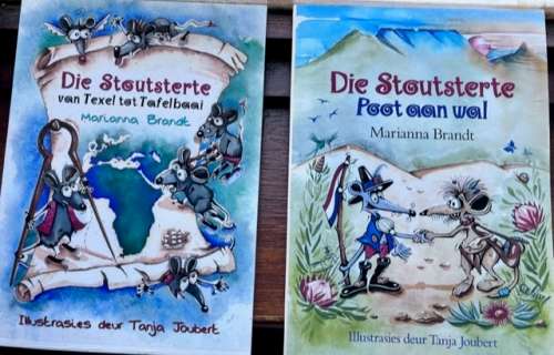 Stoutsterte: Van Texel tot Tafelbaai and Poot aan wal (both books) by Marianna Brandt
