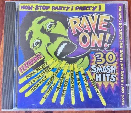 2 CD set - Rave on! volumes 1 and 2 - 60 smash hits (1992)