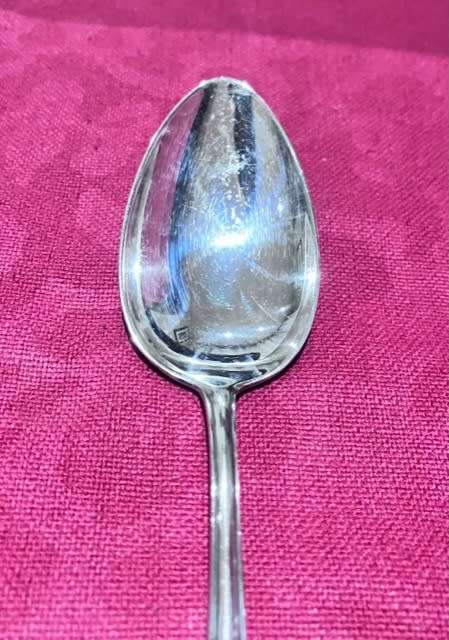 6 beautiful silver-plated serving spoons (WMF90-4 German)- 25cm long each