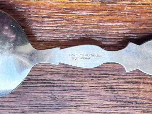 1950s Suid-Afrika/South Africa EPNS souvenir spoon - made in Norway
