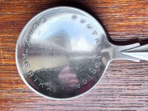1950s Suid-Afrika/South Africa EPNS souvenir spoon - made in Norway