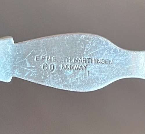 1950s Suid-Afrika/South Africa EPNS souvenir spoon - made in Norway