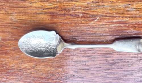 Nevada silver spoon with pattern