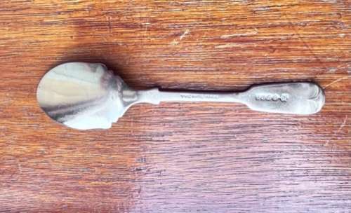 Nevada silver spoon with pattern