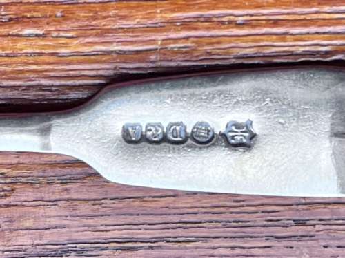 Nevada silver spoon with pattern