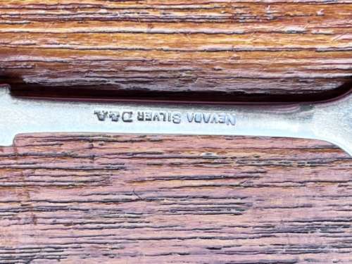 Nevada silver spoon with pattern