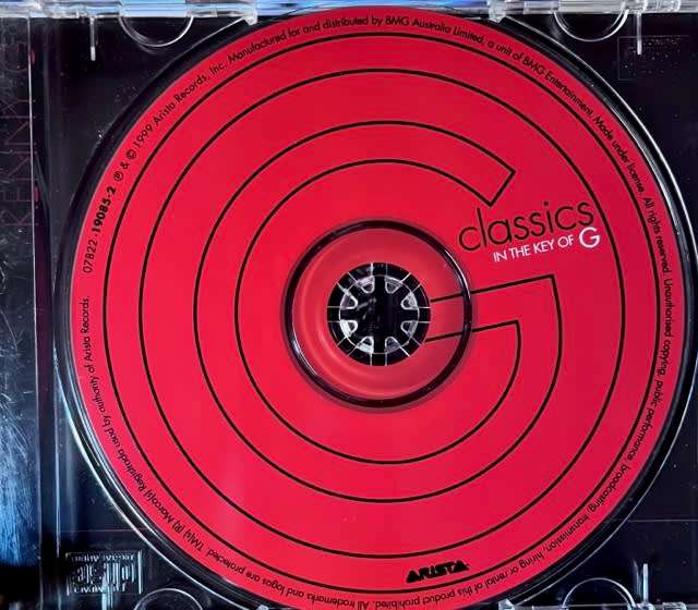 Classics In The Key Of G - Kenny G (1999) made in Australia