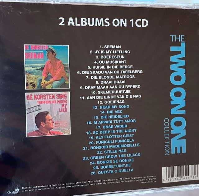 Ge Korsten - The two on one collection (2011)