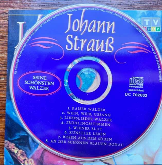 CD Johann Strauss - Seine Schonsten Walzer (1997, made in EU)
