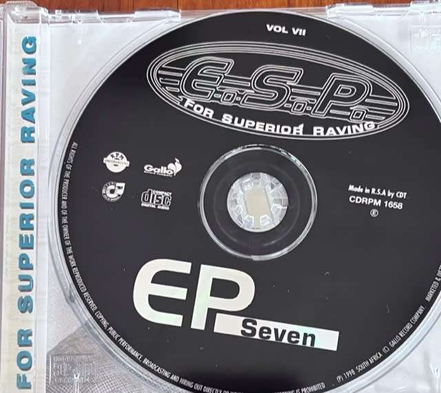 (CD) E.S.P. for superior raving, Volume 7 (1998) - The Ultimate DJ Mix by DJ Justin
