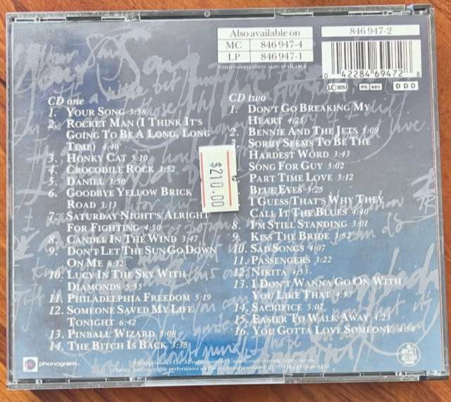The very best of Elton John (1990) - 846947-2