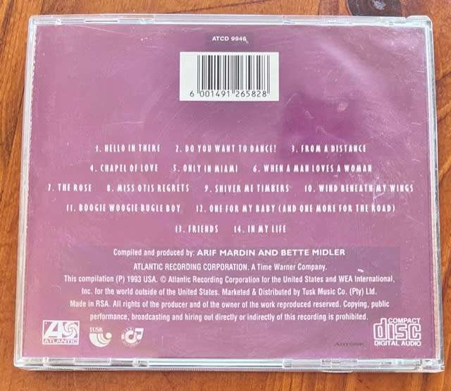 Experience the divine - Bette Midler Greatest hits (1993, RSA)