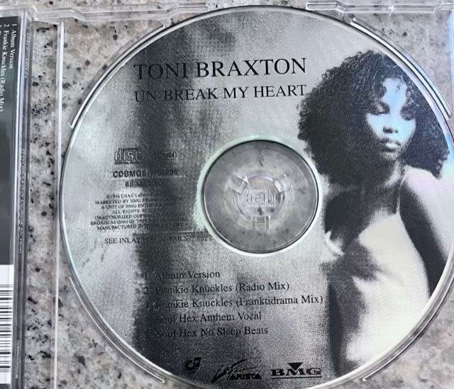 Un-break my heart (The mixes) - Tony Braxton (1996, made in RSA)