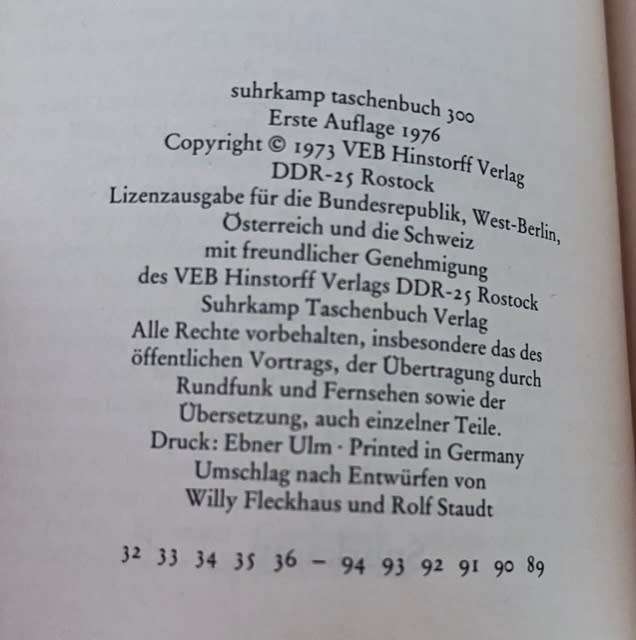 Die Neuen Leiden des jungen W. - Ulrich Plenzdorf (1976)