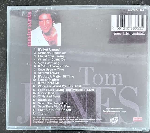 Tom Jones (Master Series CD) - MMTCD 1984