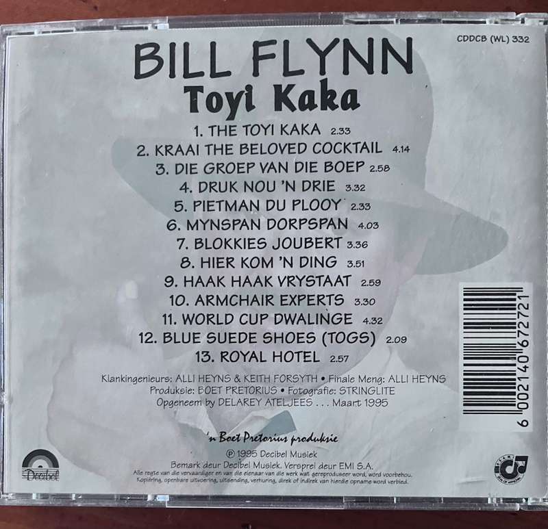 Bill Flynn - Toyi Kaka (CDDCB (WL) 332)