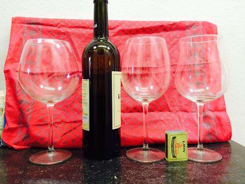 12 huge wine glasses
