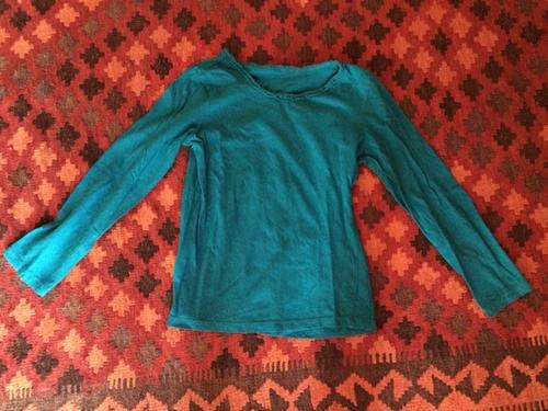 Lovely blue cotton long sleeve t-shirt 8-9yrs