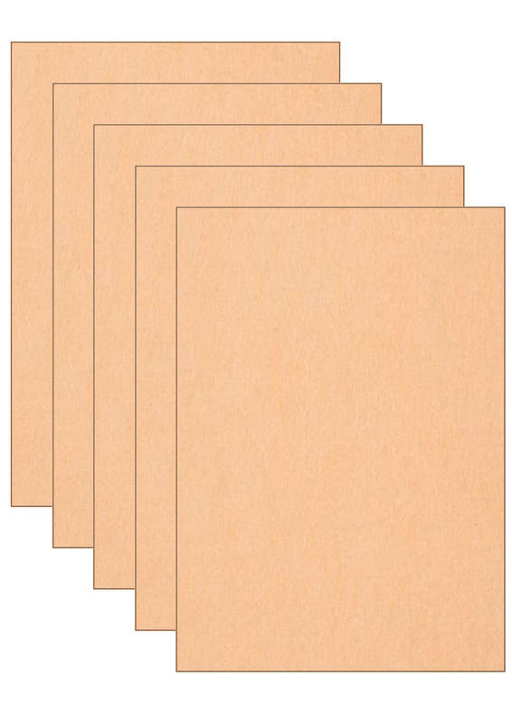 Self Adhesive Felt - A4 X 5 Sheets FLESH