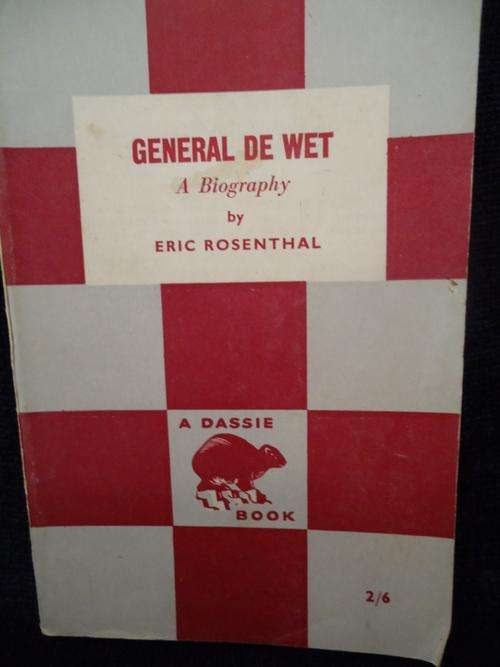 DASSIE BOOK- GENERAL DE WET-BY ERIC ROSENTHAL