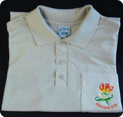 RHODESIAN FLAME LILY GOLF SHIRT
