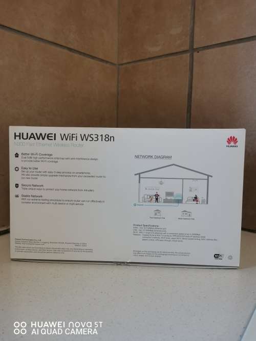 HUAWEI WiFi WS318n White Fibre Router