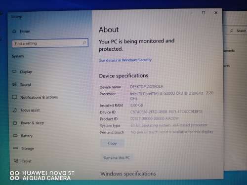 Lenovo G50-80  Core i5, 5th gen,  8gig RAM,  500GB HDD