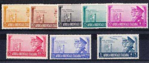 CV ++R390.00 Africa Orientale Italiana MM SG 55-63 (no62)