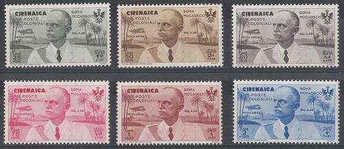 CV ++R400.00 Cirenaica MM SG126 - SG131