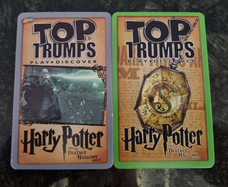 Harry Potter & The Deathly Hallows Part 1 Top Trumps Card Game !!!