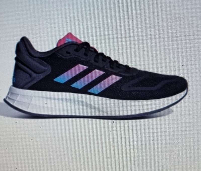 adidas Women`s DURAMO 10 Core Black/ Pulse Blue/ Team Real Magenta GW4113 Size UK 5 (SA 5)