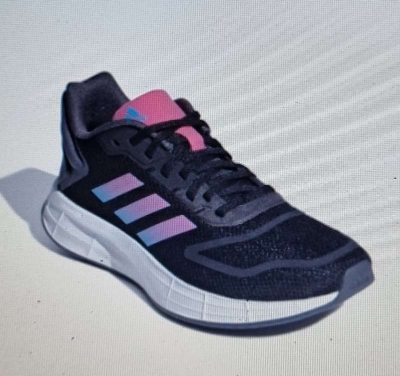 adidas Women`s DURAMO 10 Core Black/ Pulse Blue/ Team Real Magenta GW4113 Size UK 5 (SA 5)