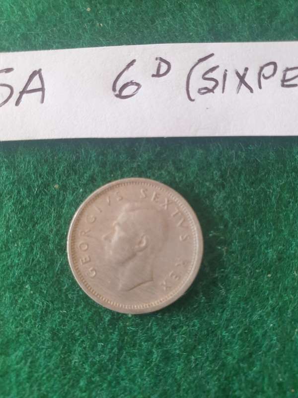 7 x Old South African coins