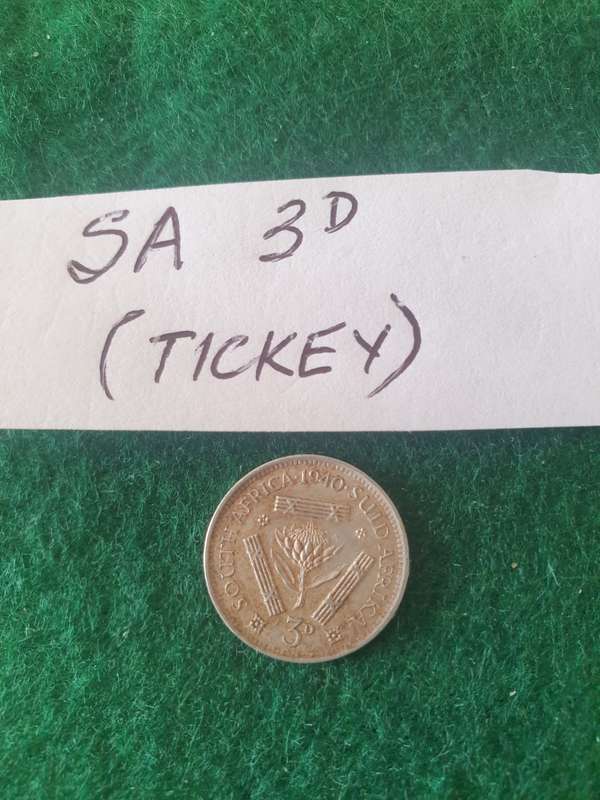 7 x Old South African coins