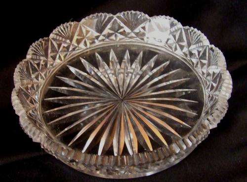 SUPERB ! *Crystal Champagne Bottle Coaster*/ Mint dish ** ! SUPERB !!!