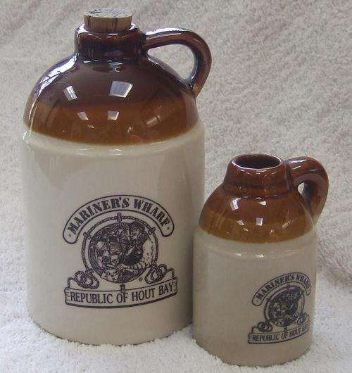 Republic of Hout Bay decanters- decorative- Ideal for bar.