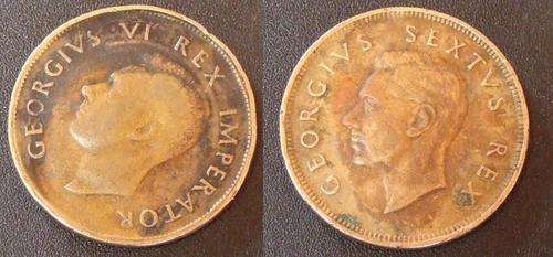 UNIQUE Double headed *No DATE* CIRCULATED* UNION PENNY - Rotated