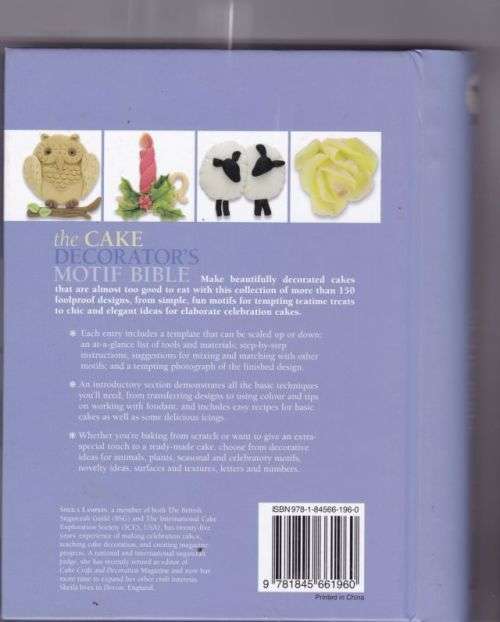 CAKE DECORATOR'S MOTIF BIBLE,THE---SHEILA LAMPKIN