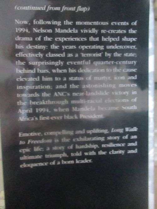 LONG WALK TO FREEDOM;THE AUTOBIOGRAPHY OF NELSON MANDELA