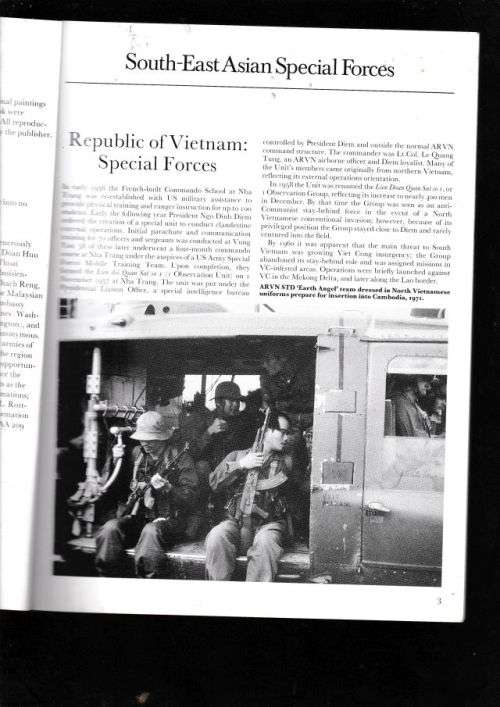 SOUTH-EAST ASIAN SPECIAL FORCES;MEN-AT-ARMS ELITE SERIES 33